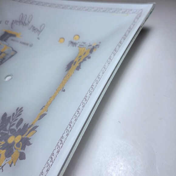 Vintage Holly Hobby Ceiling Light Glass Shade Cover 1970s Mid Century - Picture 11 of 16